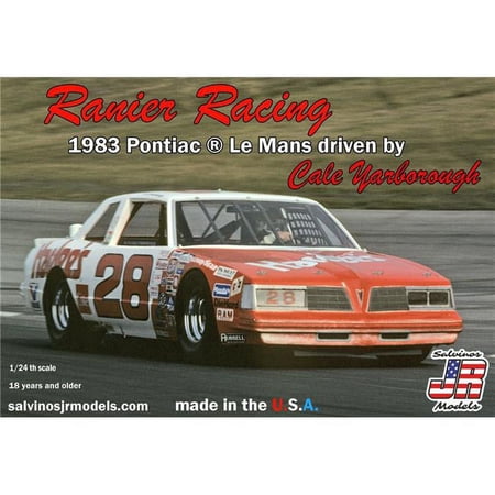 SJMRRLM1983D 1/24 Ranier Racing 1983 Pontiac LeMans, Driven by Cale Yarborough Plastic Model Car Kit
