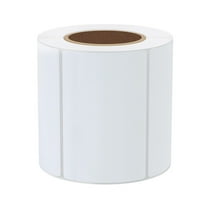 SJPACK 1 Roll 4" x 2" Direct Thermal Shipping Labels, Blank Barcodes Address UPC Stickers, Compatible with Rollo & Zebra, 750 Labels per Roll