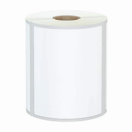 SJPACK 1 Roll 4"x3" Direct Thermal Shipping Labels Blank Self Adhesive Barcode Sticker for Zebra & Rollo 500/Roll
