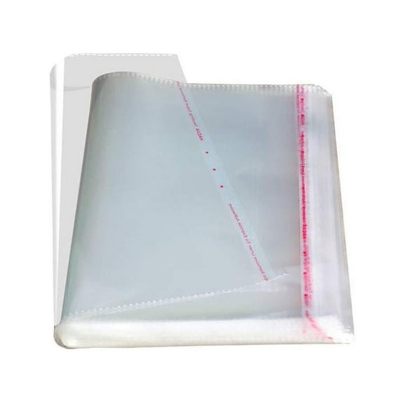 SJPACK 100 Pcs 3" x 4" Clear Self Adhesive Poly Bags OPP Cellophane Plastic Bags for Food Treat Cello Bags for Bakery Bread Candy Cookie Pastry Soap Candle Prints Card Gift Packaging