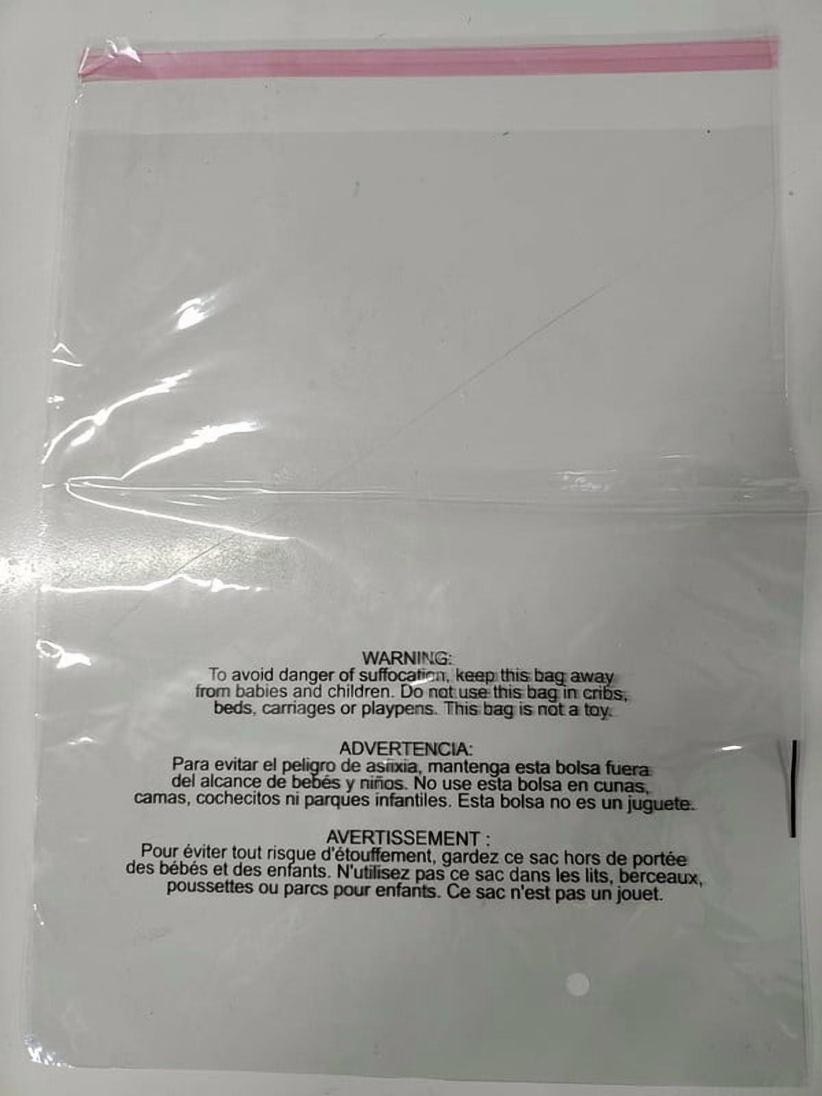 Buy PolyPackers – 11 X 14  1000 Count  Self Seal Clear Poly Bags With Suffocation Warning Permanent Adhesive Fba Compliant For Packaging Clothes