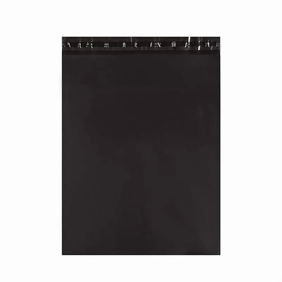 SJPACK 100Pcs 12" x 15.5" Black Poly Mailers Shipping Bags Plastic Envelopes Self Sealing Bags