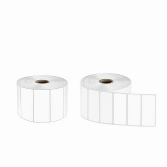 SJPACK 2 Rolls 1" x 2 5/8" Direct Thermal FBA SKU Blank Labels Barcode DIY Logo Sticker for Rollo & Zebra Printer (2000/roll)