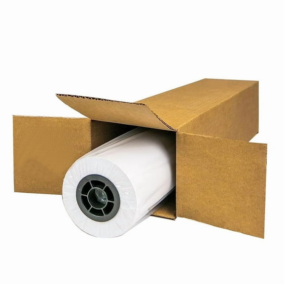 SJPACK 24"x150' CAD Paper Rolls 20 lb Bond Plotter Paper 2" Core for CAD Printing on Wide Format Inkjet Printers
