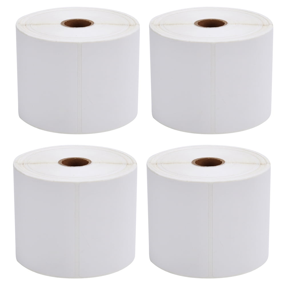SJPACK 4 Rolls of 450 Direct Thermal Shipping Labels 4x6 for Zebra 2844 Zp-450 Zp-500 Zp-505