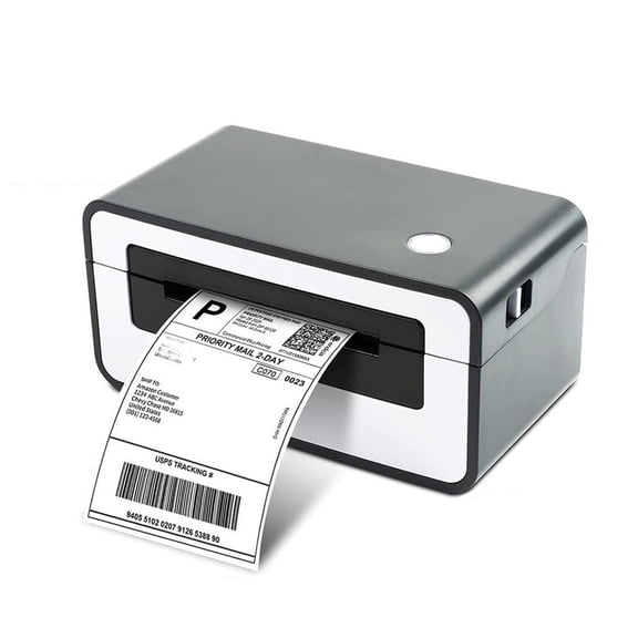 SJPACK 4"x6" Thermal Shipping Label Printer Address Labels Maker Barcode Printing for Small Business (Black)