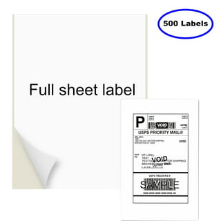 Koala Sticker Paper Matte White, 8.5x11 Inch 100 Sheets Printable