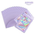 thumbnail image 1 of SJPACK Mylar Holographic Bags, Clear Seal Resealable Odor Proof Bags Purple Smell Proof Bags for Spice, Food, Flour, Sweets Packaging (100 Pcs, 3.1 * 5.1inch), 1 of 6