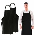 thumbnail image 1 of SJPACK Unisex Apron - 50 Pcs Black Apron with 2 Pockets for Kitchen Crafting BBQ Drawing Cooking, 1 of 6