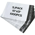 thumbnail image 1 of SJPACK White Poly Mailer 1000 Pcs 10 x 13 Shipping Bags with Self Adhesive, Waterproof and Tear-Proof Postal Bags, 1 of 6