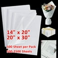 thumbnail image 1 of SJPACK White Tissue Paper For Gift Bags, 2000 Sheets 14" x 20" White Tissue Paper Bulk For Packing Wrapping Cushioning Void Fill, 1 of 8