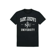SJU Saint Joseph's University Hawks Seal T-Shirt Black