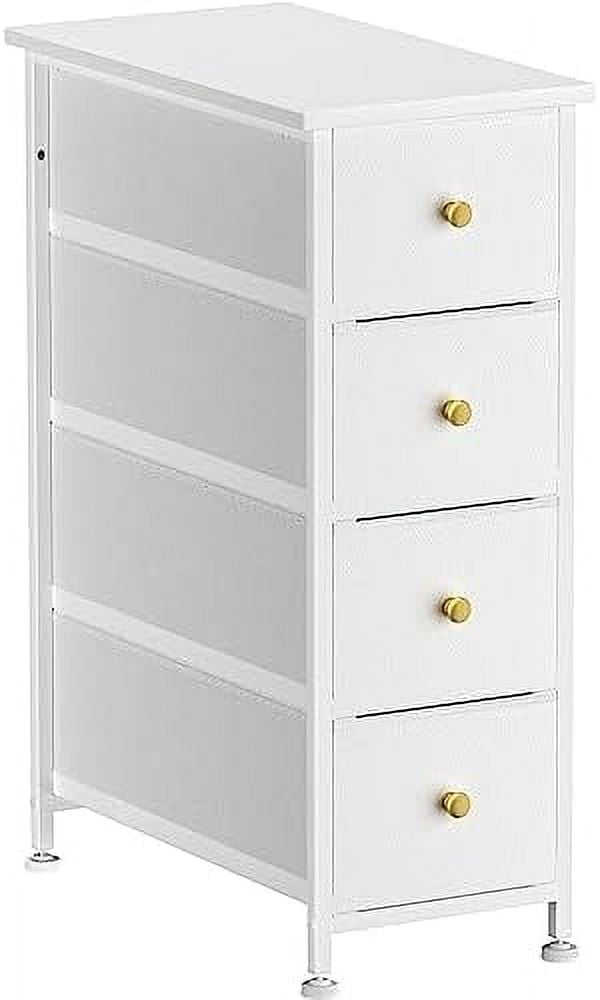SJUIONG Narrow Dresser Tower with 5 Drawers Slim Dresser Chest of
