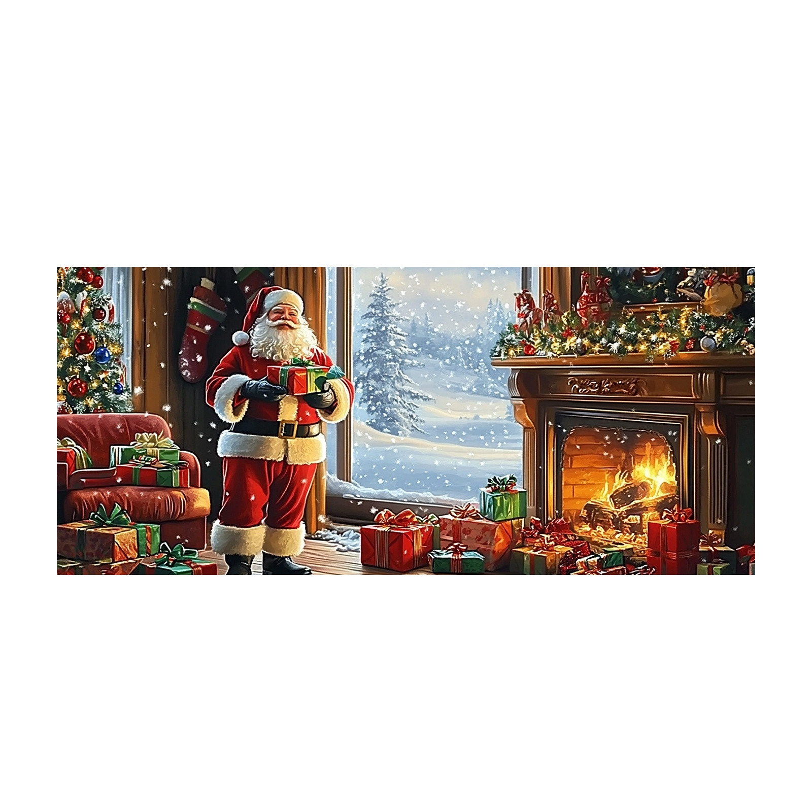 SJXHJH Christmas Garage Banner Design Personality Outdoor Pennant Flags ...