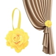 thumbnail image 1 of SJYYTT 1Pc Magnetic Curtain Tiebacks,Rose Flower Tie Backs Rope for Curtains,Elegant Decorative Holdbacks Holders,Home Decor Thin Or Sheer Window Drapries Bed Canopy,Curtain Tiebacks Buckles Holders, 1 of 9
