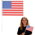 thumbnail image 1 of SJYYTT 1Pc Usa Hand Held Flags for Soccer Decorations 2026,American Small Stick Flags with 11.8" Poles for National Day Sports Events Party Celebration Decor 11.81"X8.27", 1 of 5