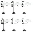 thumbnail image 1 of SJYYTT Business Card Holder Street Lamp Table Number Holders Note Clamps Table Sign Holder Mini Card Holder Table Sign Stands Resin and Iron Wire Reception Table Wedding Supplies(6Pc) Street Lamp Pla, 1 of 9