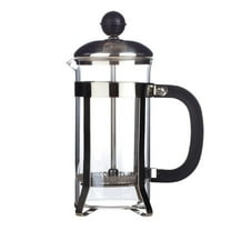 SJYYTT French Press Coffee Maker 304 Stainless Steel Coffee Press with Filter Screens, Easy Clean Heat Resistant Borosilicate Glass - Free 100% Bpa Pot Tea Coffee Stainless Coffee Borosilicate Maker