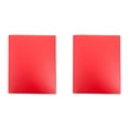 thumbnail image 1 of SJYYTT Plastic Folders with Pockets and Prongs Office Supplies Heavy Duty Folders File Cabinet Folders File Folders & Accessories Paper Folder Pocket Cute Folders File Folders Red Folders 11.5"X9.5", 1 of 9