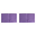 thumbnail image 1 of SJYYTT Plastic Pocket Folders Pocket Folders Plastic Folders Classroom Must Haves Cute Folders folders bulk Filing Folders Two Pocket Folder Manila Folders Letter Size Purple Folders 11.5"X9.5", 1 of 9