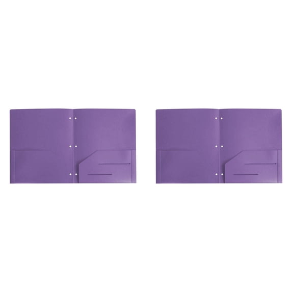 SJYYTT Plastic Pocket Folders Pocket Folders Plastic Folders Classroom Must Haves Cute Folders folders bulk Filing Folders Two Pocket Folder Manila Folders Letter Size Purple Folders 11.5"X9.5"