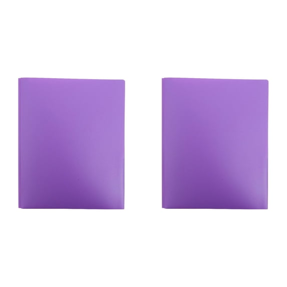 SJYYTT Plastic Pocket Folders with Prongs File Folders & Accessories Presentation Folders Campus Folder Prong File Folders Letter Size Classroom for Teachers Manila Folders Purple Folders 11.5"X9.5"