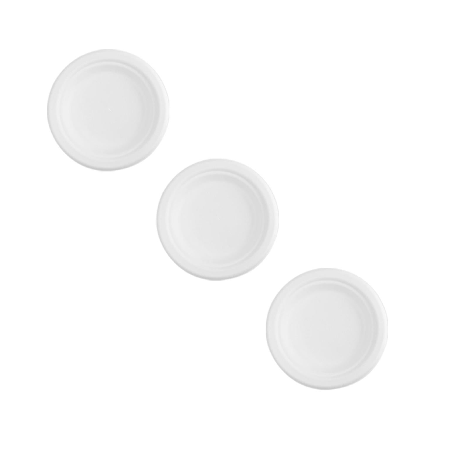 SJYYTT Small Paper Plates-[3-Pc](6-Inch Round)-Paper Plates,Lightweight ...