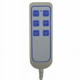 thumbnail image 1 of SK-04 Lift Chair Hand Controller IP66 Lifting Bed Remote Control Electric Push Rod Controller with 8 Pin 9 Core Plug,1 x Lift Chair Hand Controller,White, 1 of 6