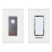 SK-8A Wireless DIY 3-Way On Off Anywhere Lighting Home Control Wall Switch Set with Snap On Cover - No neutral wire required