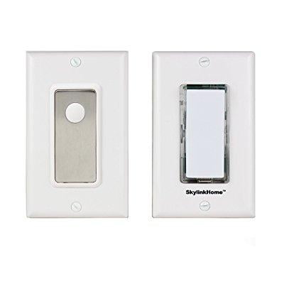 SK-8A Wireless DIY 3-Way On Off Anywhere Lighting Home Control Wall Switch Set with Snap On Cover - No neutral wire required