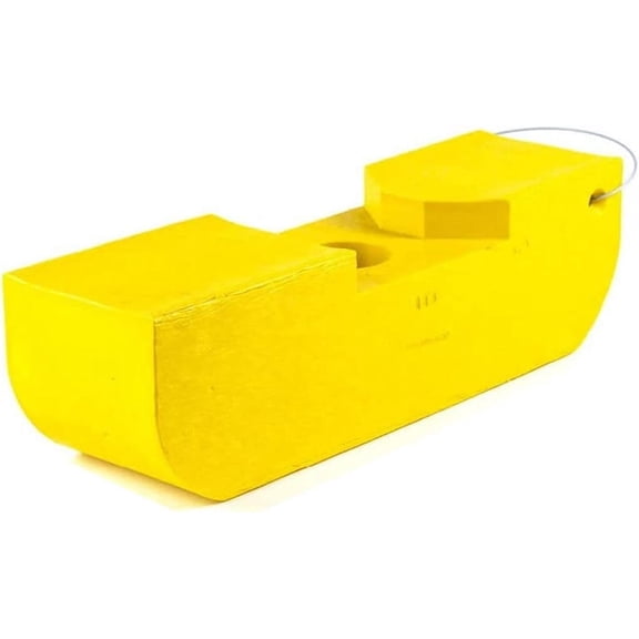 SK-CA6Y, 5 3/8" Wide x 5 1/2" Tall, Yellow Control Arm Skate Used with Wreckers, Rollbacks, Tow Trucks and More.