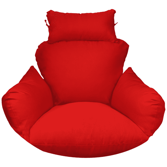 SK CHUMRA Outdoor/Indoor Cushion Hanging Swing Egg Chair Mats Pads NonSlip Soft Washable Cushion with Headrest & Armrest