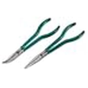 SK Hand Tool 11" Extra Long 45Deg Angle Needle Nose Pliers 17830