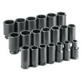 thumbnail image 1 of SK Hand Tool 87920 20-Piece 3/4 in. Drive 6-Point Deep Fractional Impact Socket Set, 1 of 1