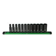 SK Hand Tools 12 Piece 3/8" Impact Metric Deep Socket Set