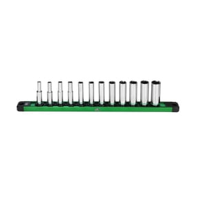 SK Hand Tools 12 Piece Metric 1/4" Drive Deep Socket Set