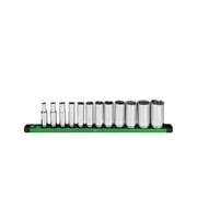 SK Hand Tools SK01346 12 Piece SAE 3/8 Drive Set Deep Socket Set