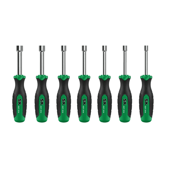 SK Hand Tools SK02041 7-Piece Metric S2 Steel Nutdriver Set