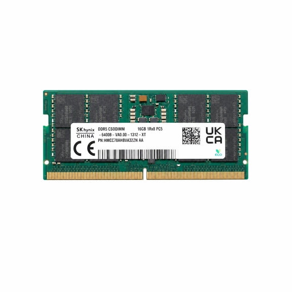 SK Hynix 16GB PC5-6400B CSODIMM SO-DIMM Laptop Memory HMCG78AHBVA315N for Dell HP ASUS LENOVO PC Non-ECC Module OEM