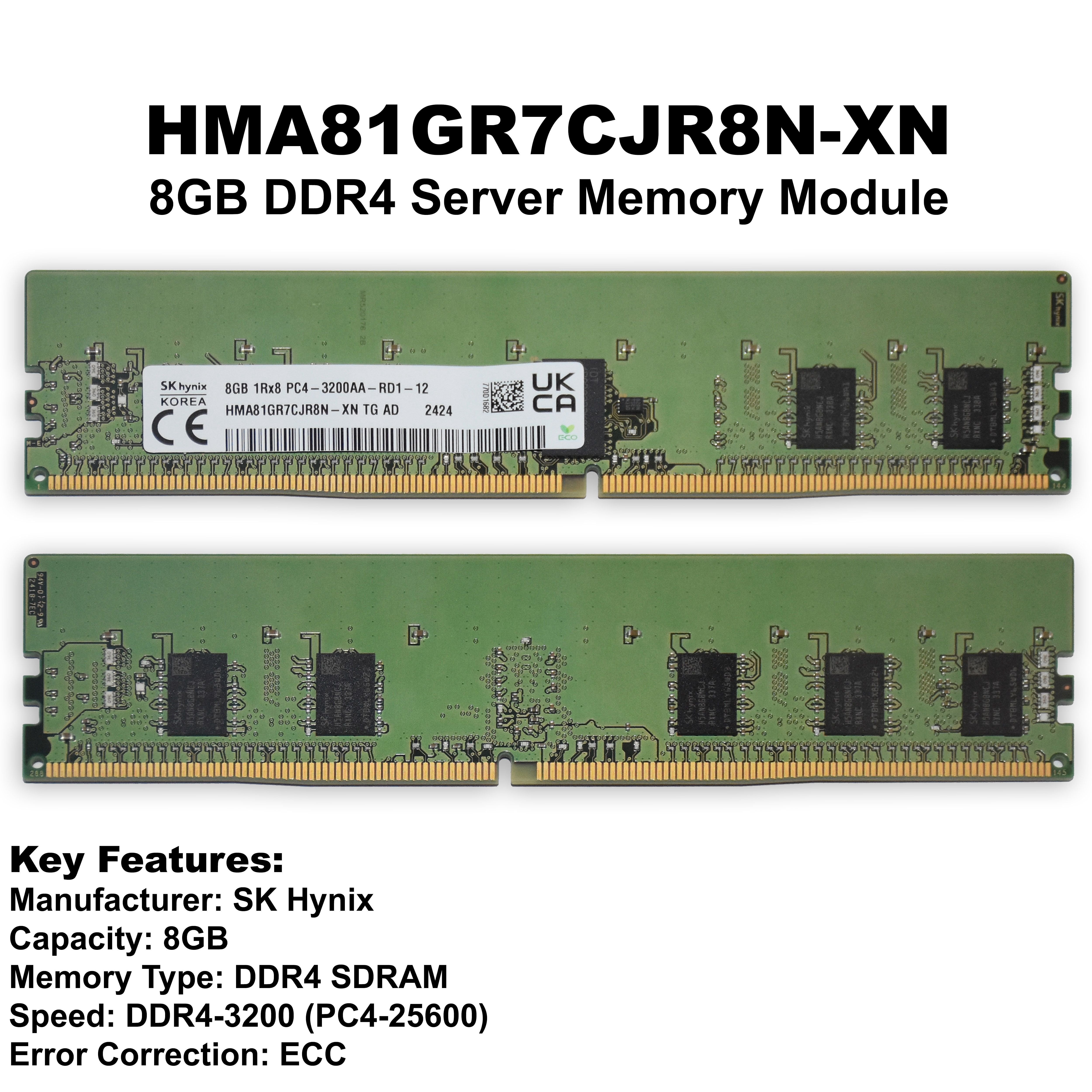 8GB DDR4 3200MHz RAM for Electronics
