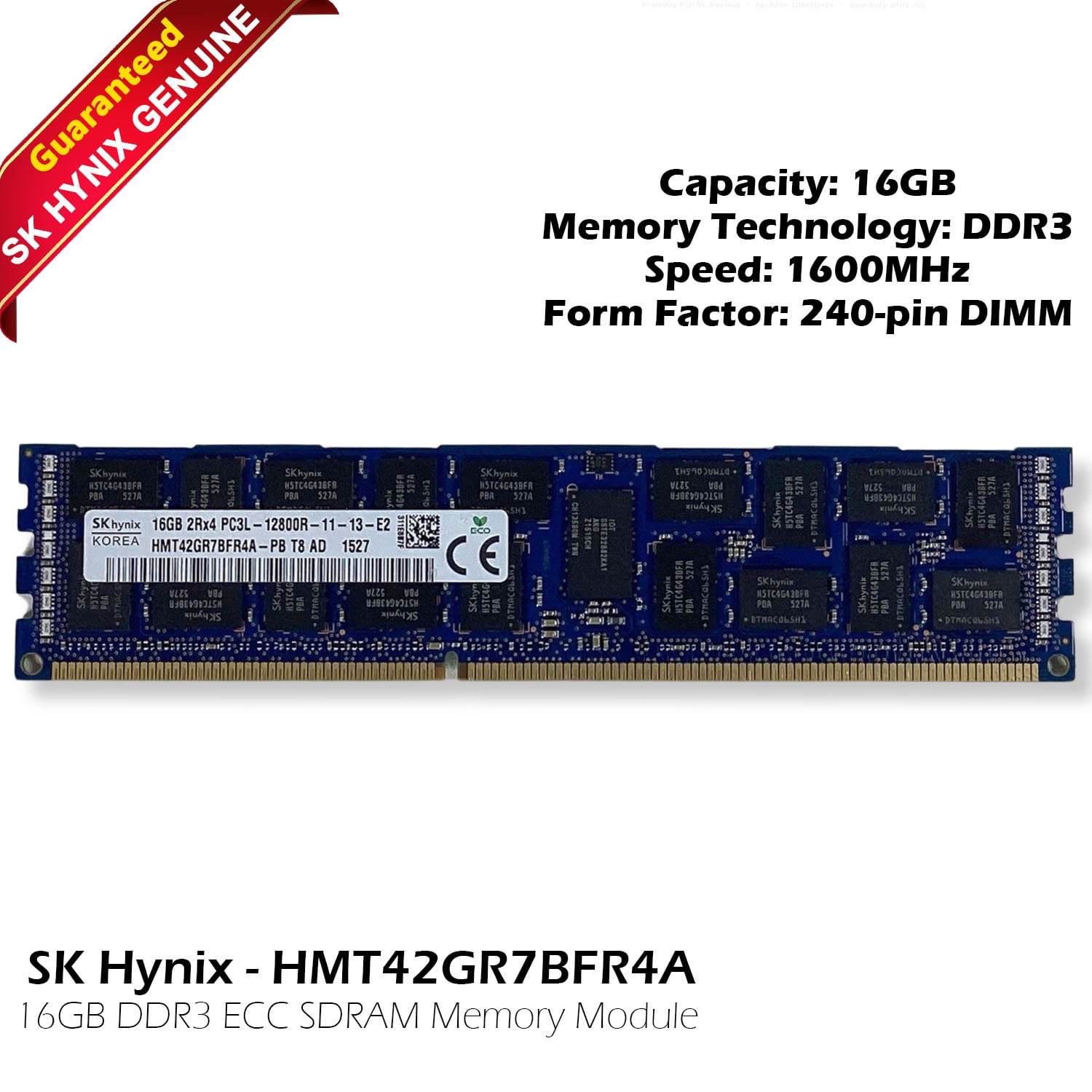 Ordinateur portable SK hynix (2 Go X4)1RX16 PC3L 12800 11 12 C3 RAM 8