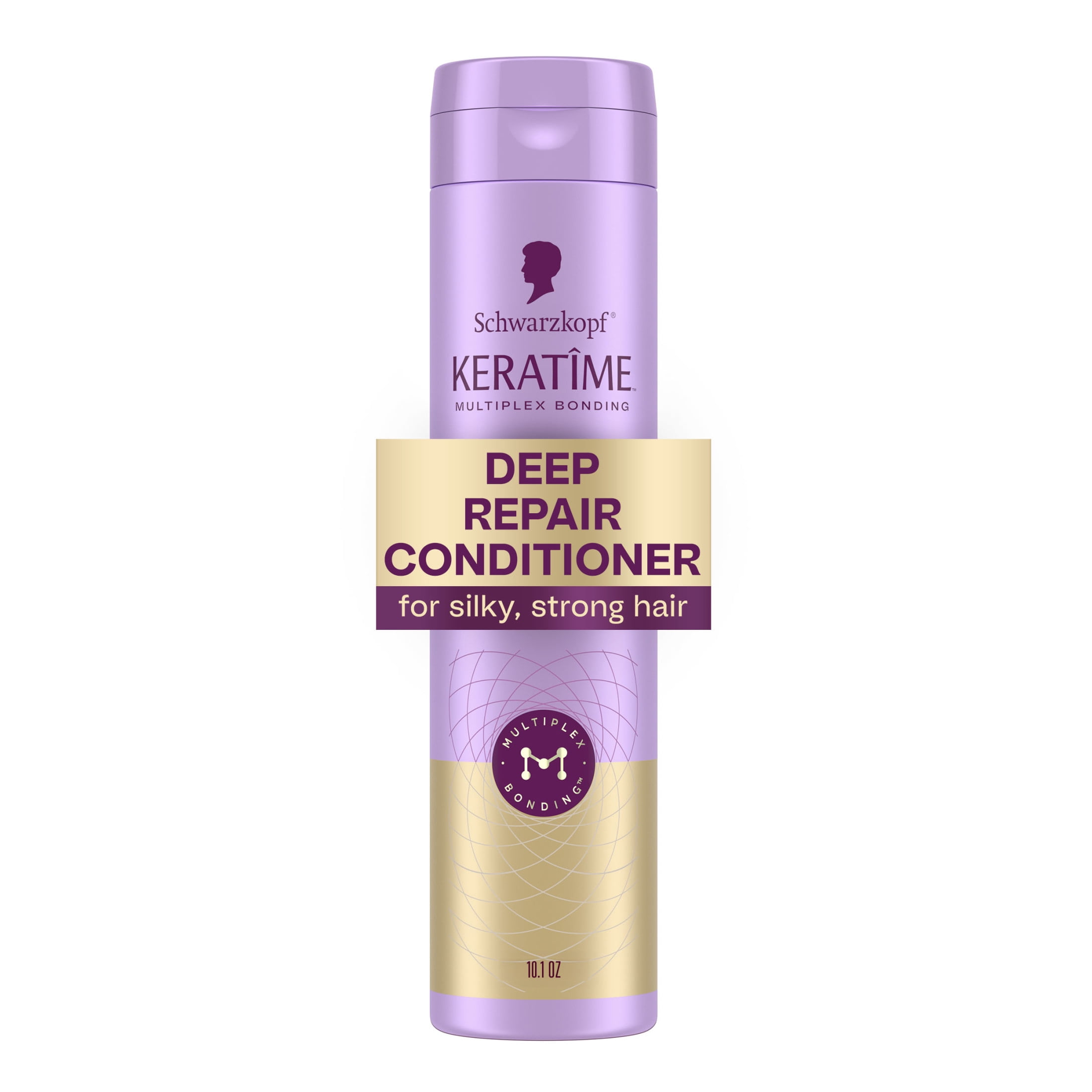 Schwarzkopf KERATIME Deep Repair Conditioner for Dry, Damaged Hair, 10.1 fl oz