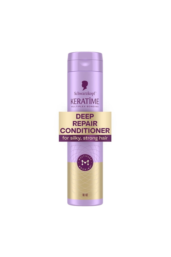 KERATIME Deep Repair Conditioner for Dry, Damaged Hair, 10.1 fl oz