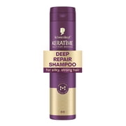 Schwarzkopf KERATIME Deep Repair Shampoo for Dry, Damaged Hair, 10.1 fl oz