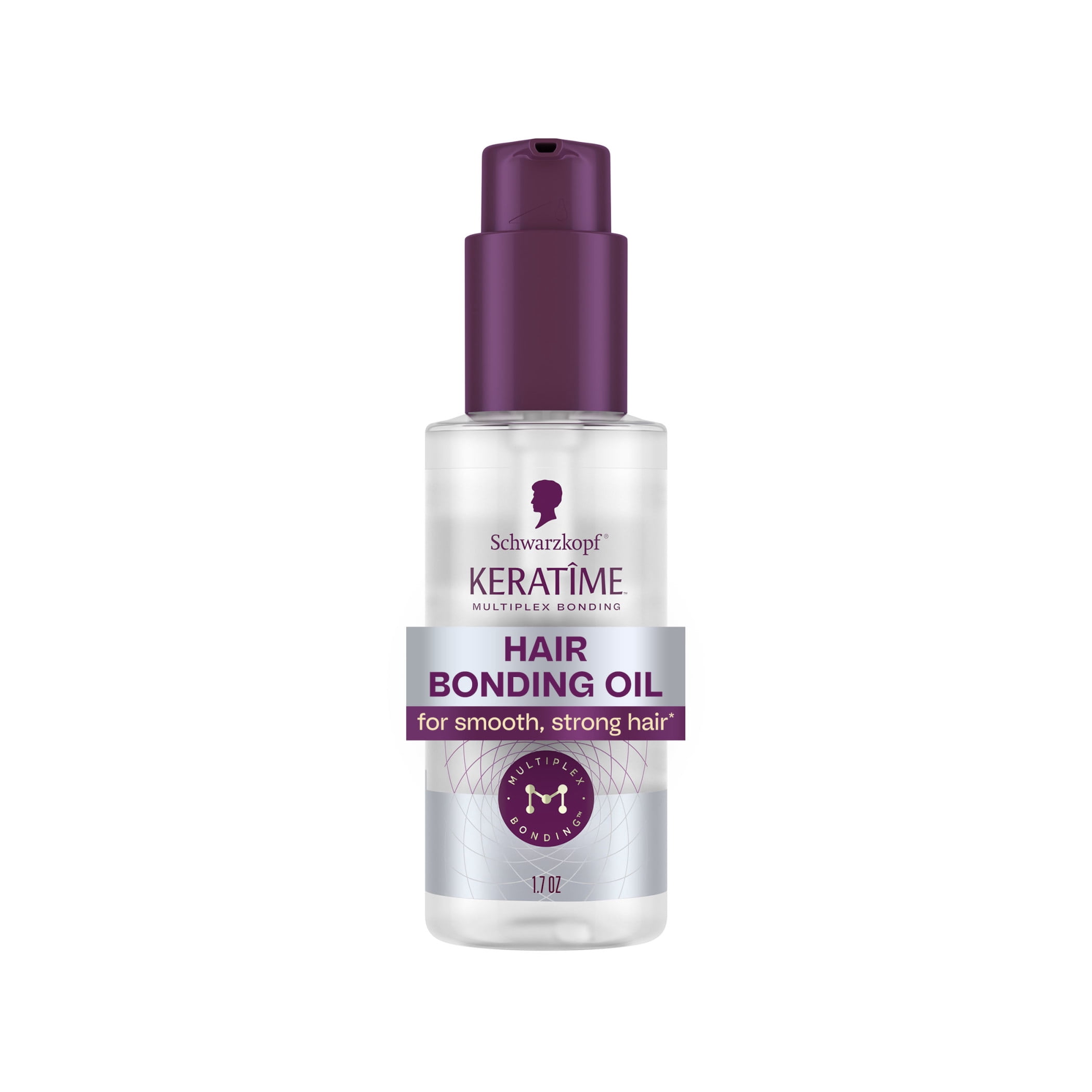 Schwarzkopf KERATIME Hair Bonding Oil for Strong, Smooth Hair, 1.7 fl oz