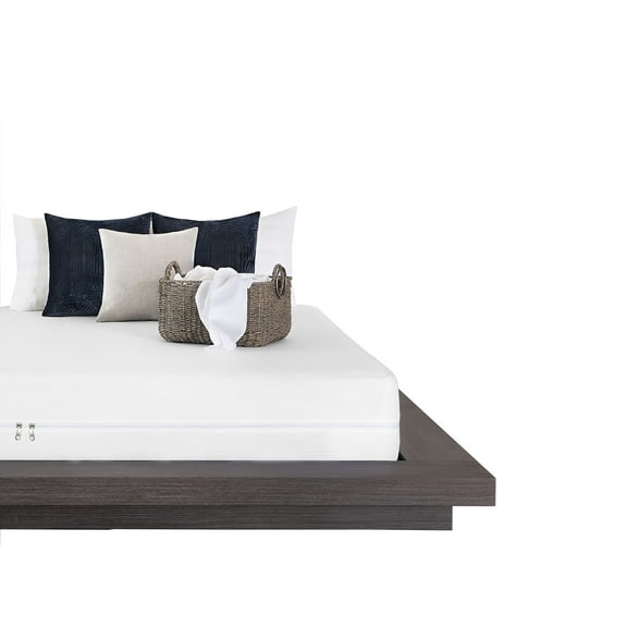 SK LINEN 400 Thread Count, Zipper Fitted Sheet 1 Piece, 8" Deep Pocket, Extra Soft & 100% Microfiber Bed Mattress Cover & Protectors with Zip Fastening, White Solid, Twin XL 39" X 80"