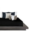thumbnail image 1 of SK LINEN Full XL Size Zipper Fitted Sheet - Soft Fitted Sheet 12 inch Pocket with Durable Zipper - 100% Breathable Microfiber 400 Thread Count | Black Zippered Fitted Sheets Sized 54" X 80", 1 of 6