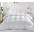 thumbnail image 1 of SK Linen Comforter Queen/Full/Full XL Sized 88 by 88 inch White 100% Microfiber Fabric, 1 Piece Quiled Box Comforter (Comforter Cover Not Included), 1 of 4
