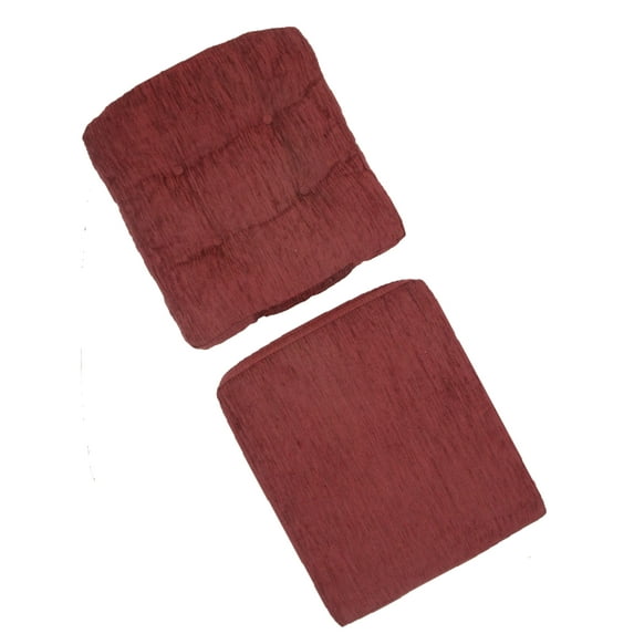SK New Interiors Set of 2 Cushions for Living Lounge Chair, Dark Brown Color