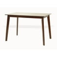 thumbnail image 1 of SK New Interiors Yumiko Rectangular Dining Kitchen Table Modern Wood, Medium Brown Finish, 1 of 7